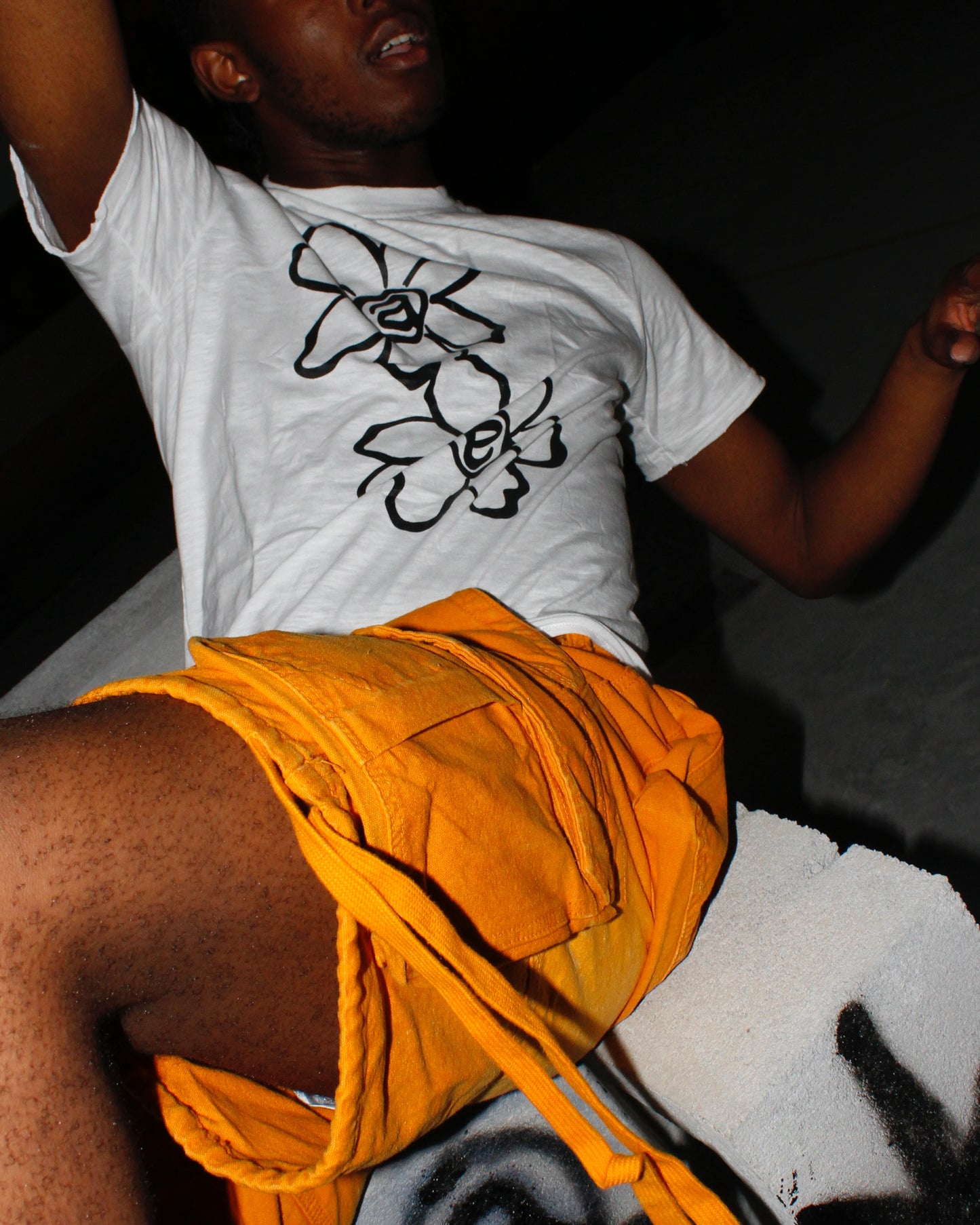 Posy Slub Tee - Ivory