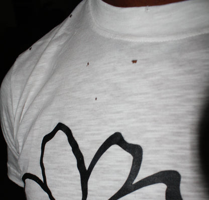 Posy Slub Tee - Ivory