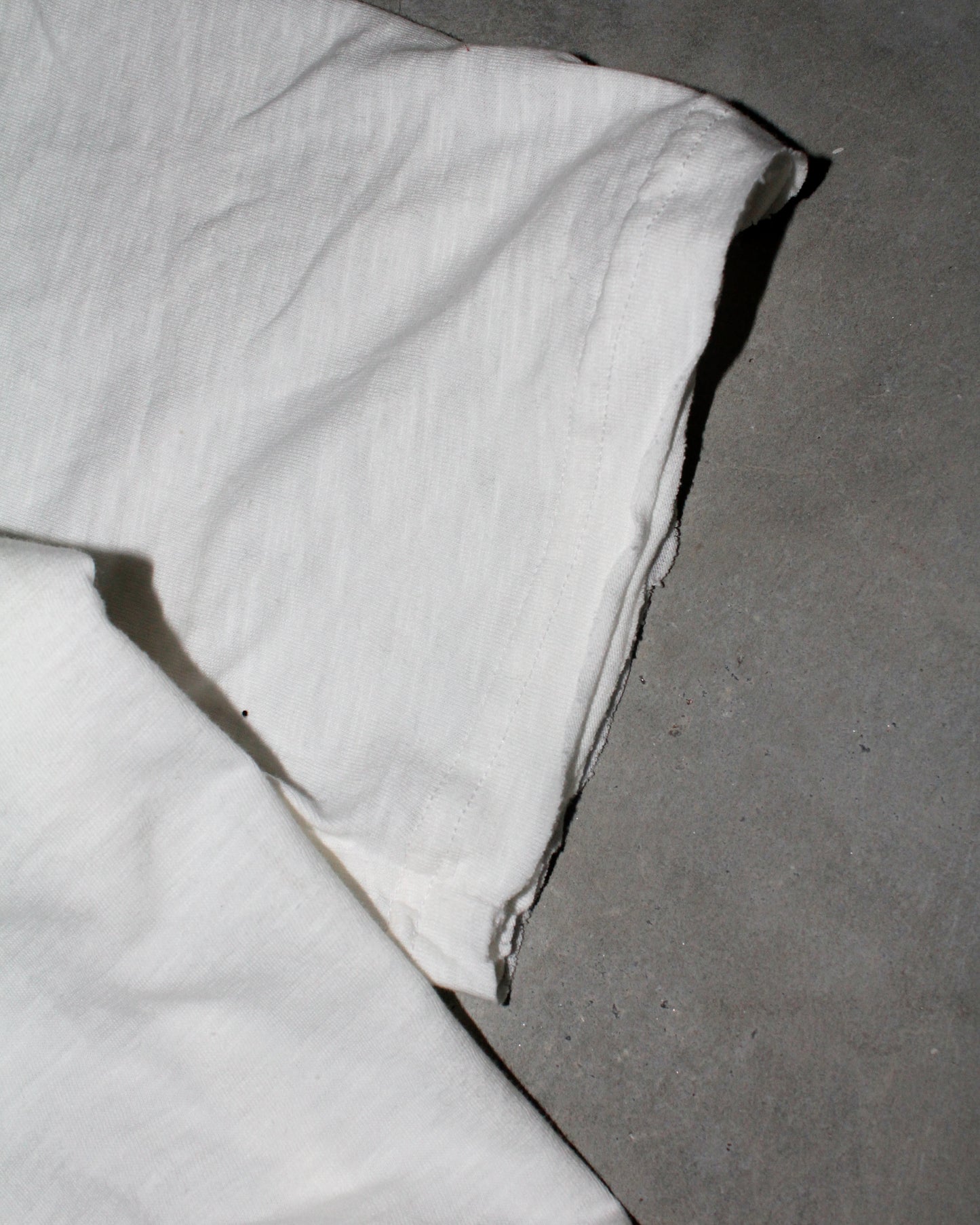 Crimson Slub Tee - Ivory