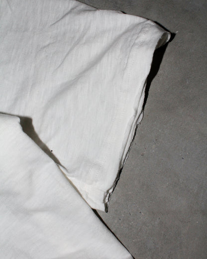 Crimson Slub Tee - Ivory