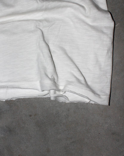 Crimson Slub Tee - Ivory