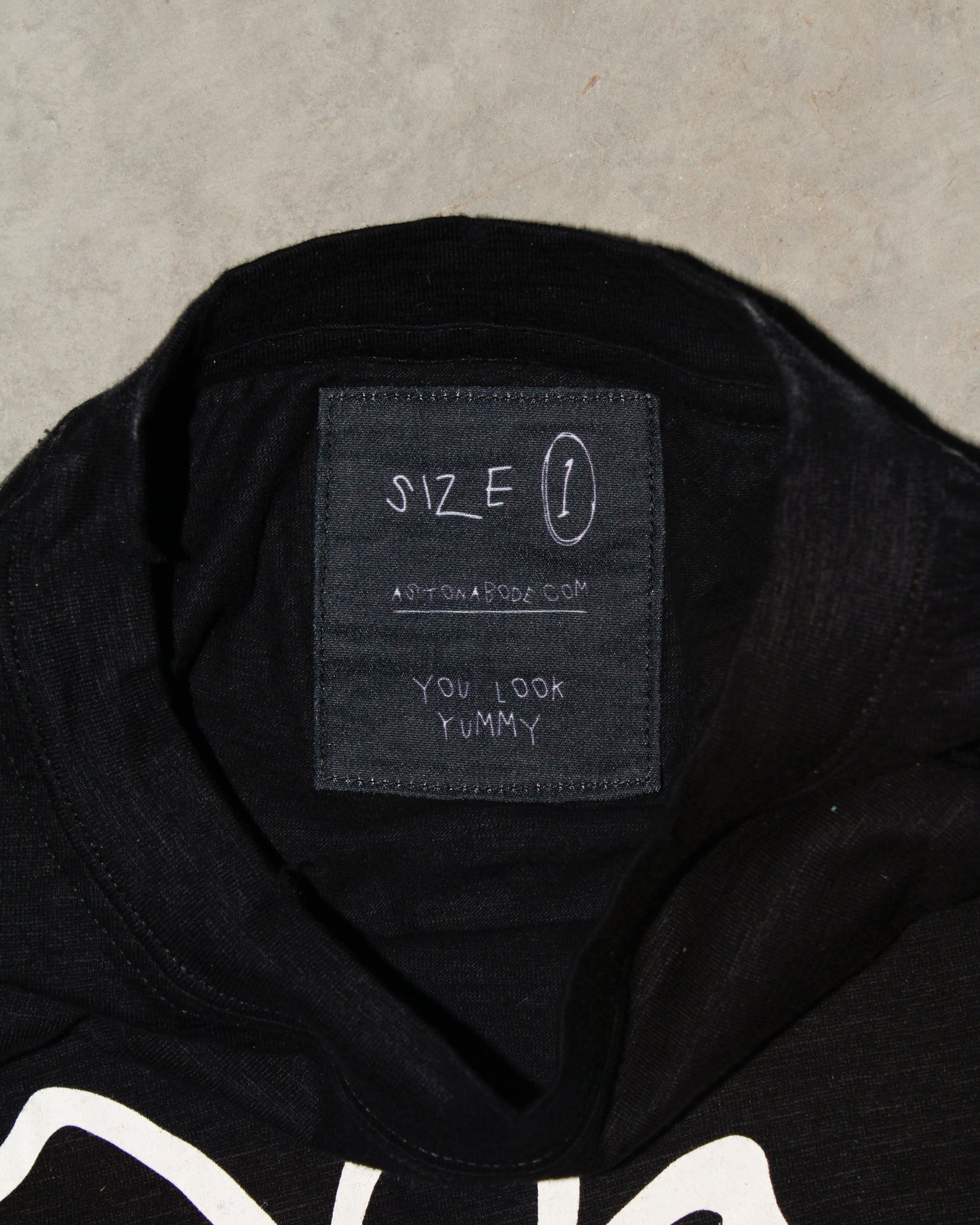 Posy Slub Tee - Charcoal