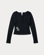 Backless Henley — back