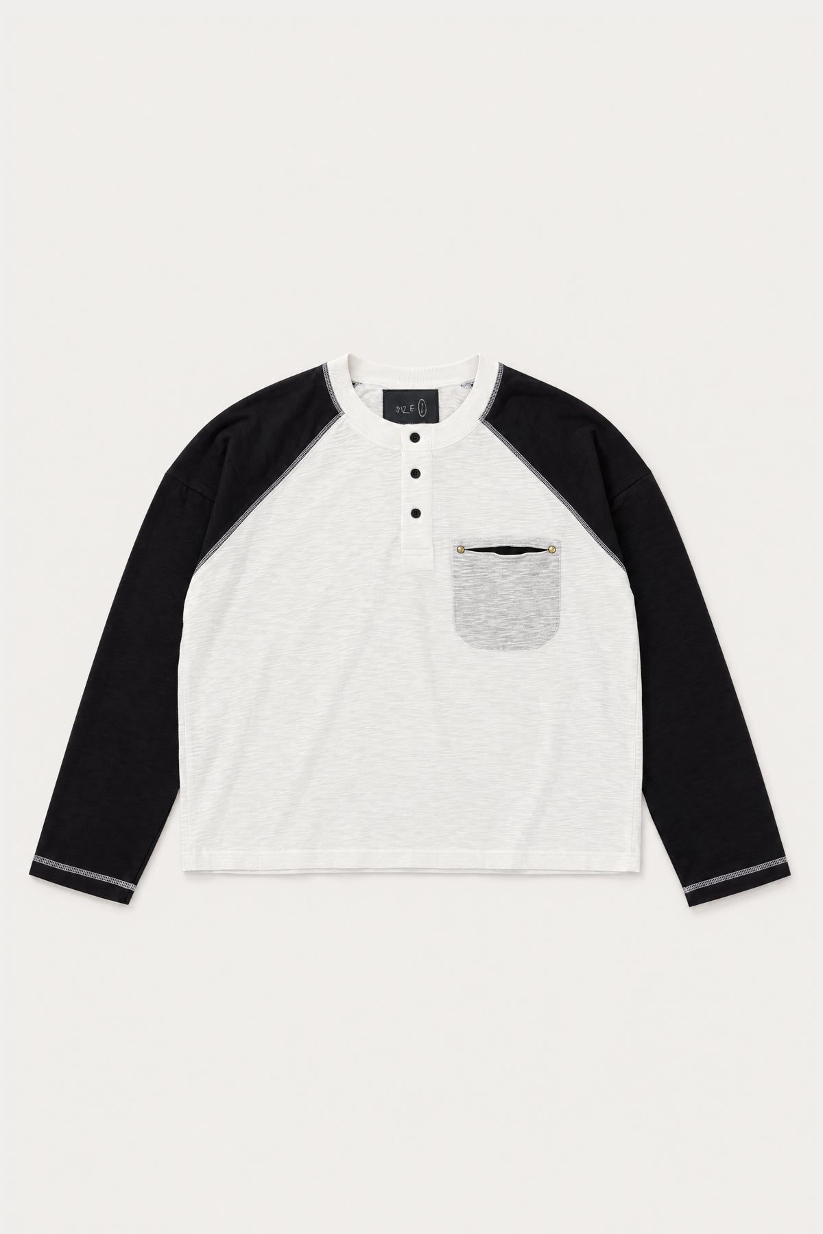 Aston Abode Box Henley in Housecat, front flat lay