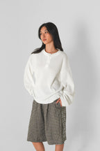 Box Henley - Ivory on model