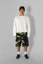 Box Henley - Ivory on model
