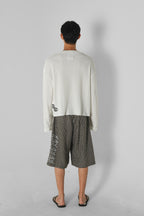 Box Henley - Ivory on model