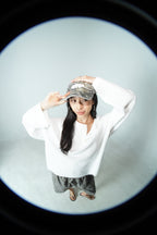Box Henley - Ivory on Clarisse