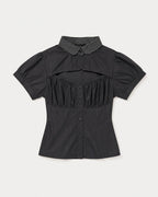 Cupcake Blouse front flat lay