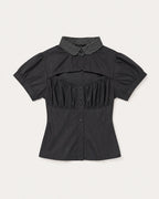 Cupcake Blouse front flat lay