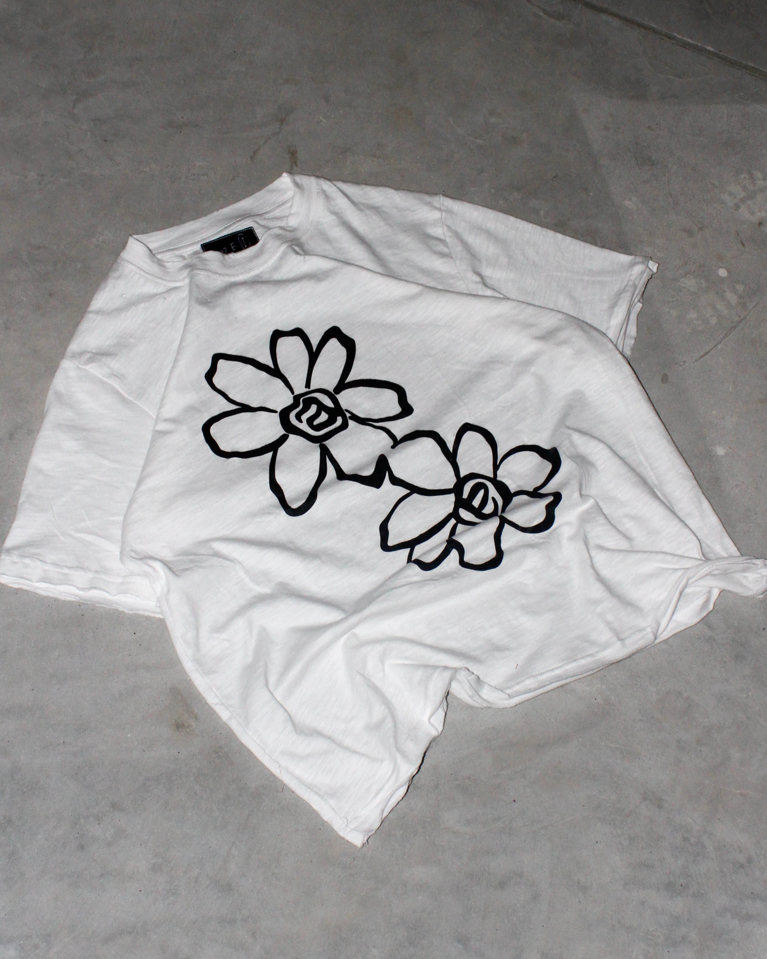 Posy Slub Tee - Ivory