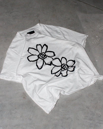 Posy Slub Tee - Ivory