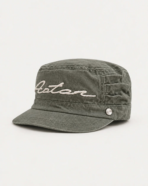 Field Kepi Cap three-quarter side view showing the brim and side stud