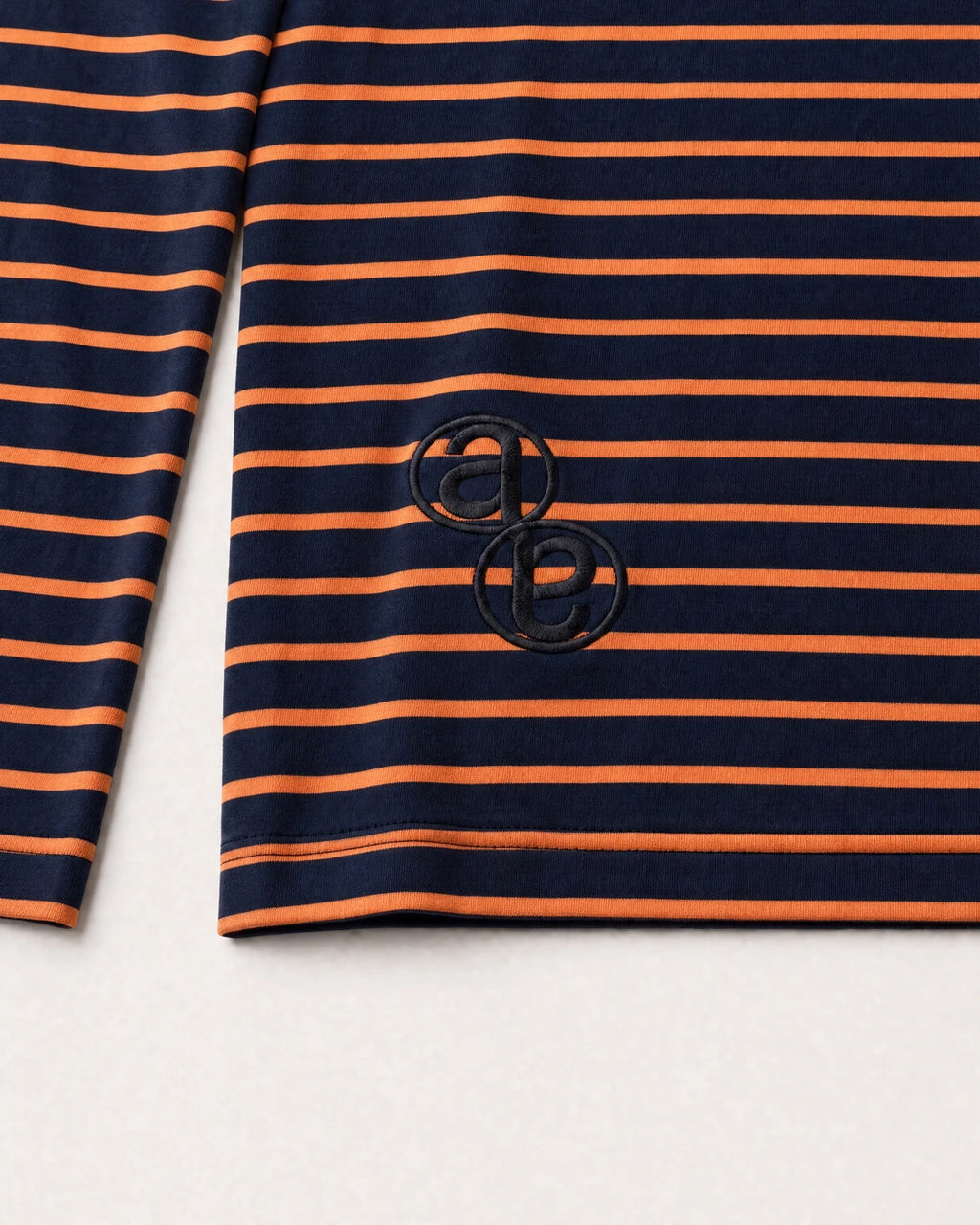 Negroni Henley tonal AB monogram embroidery detail