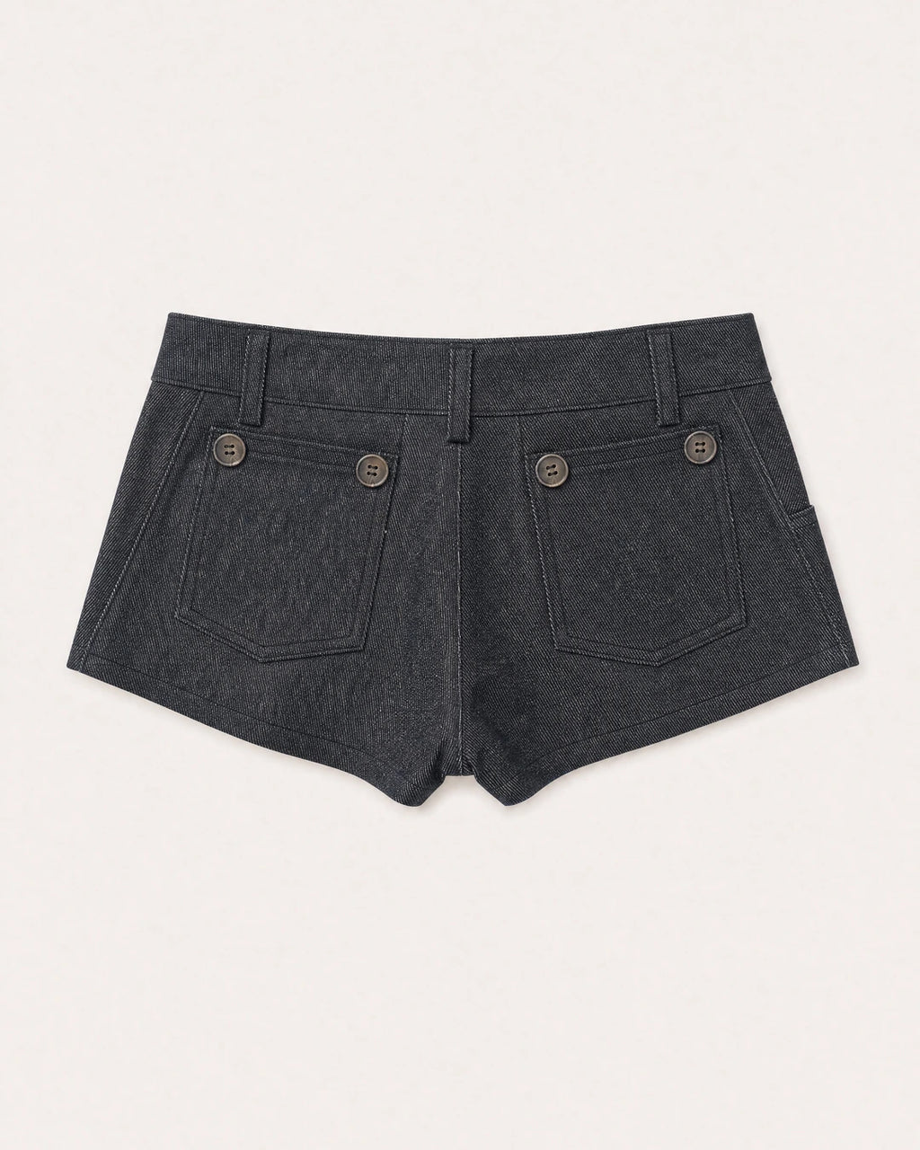 Sidebar Microshorts back flat lay