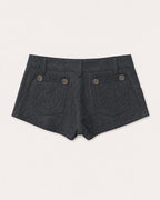 Sidebar Microshorts back flat lay