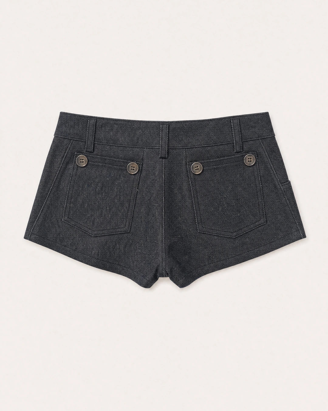 Sidebar Microshorts back flat lay
