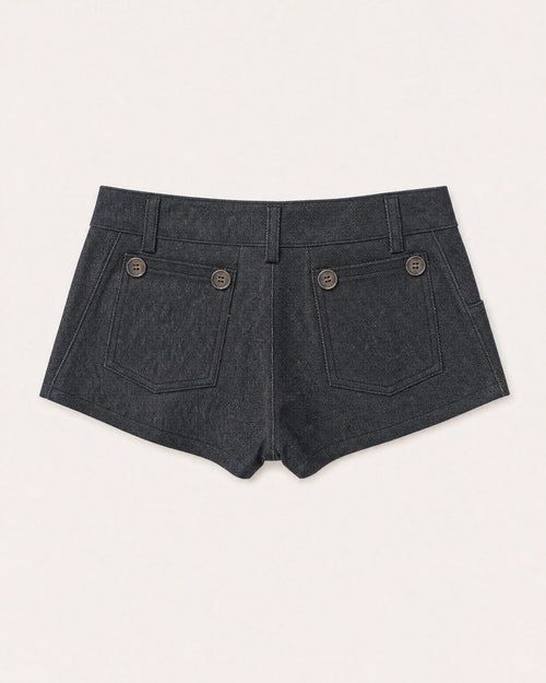 Sidebar Microshorts back flat lay