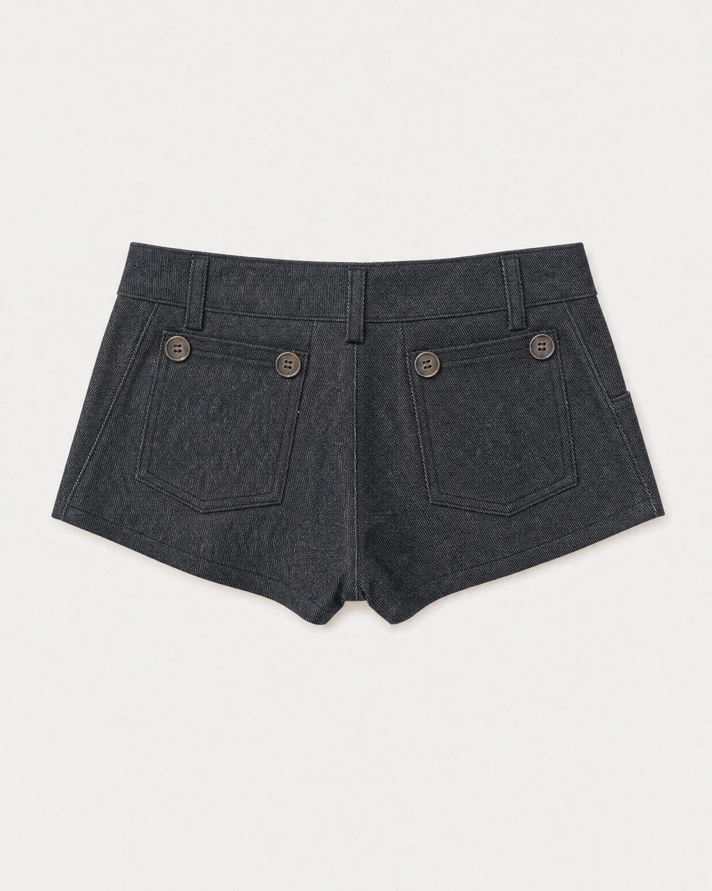 Sidebar Microshorts back flat lay