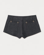 Sidebar Microshorts back flat lay