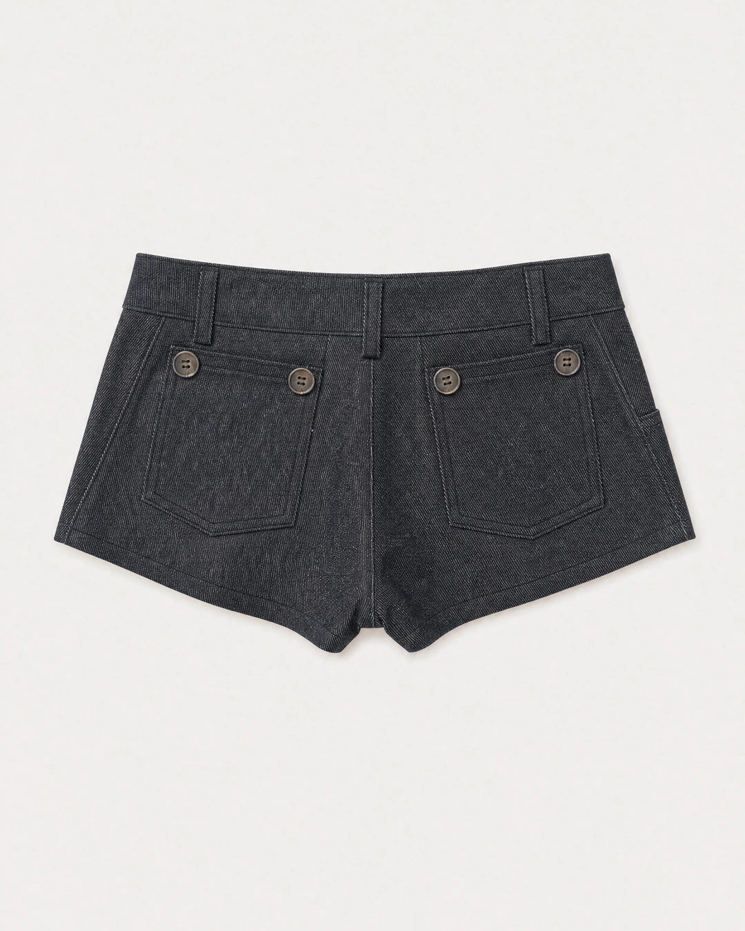 Sidebar Microshorts back flat lay