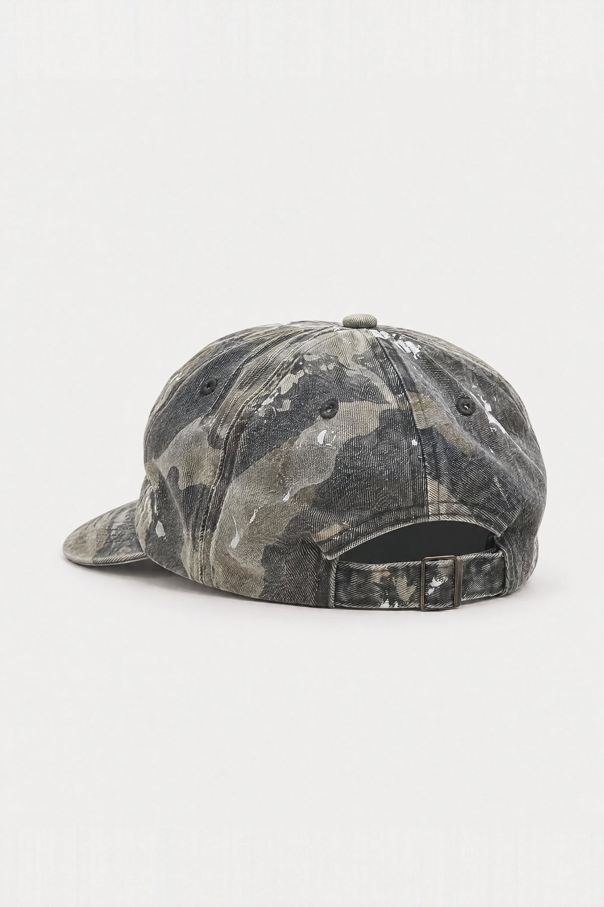 Aston Abode Staple Cap in Real Tree, back flat lay