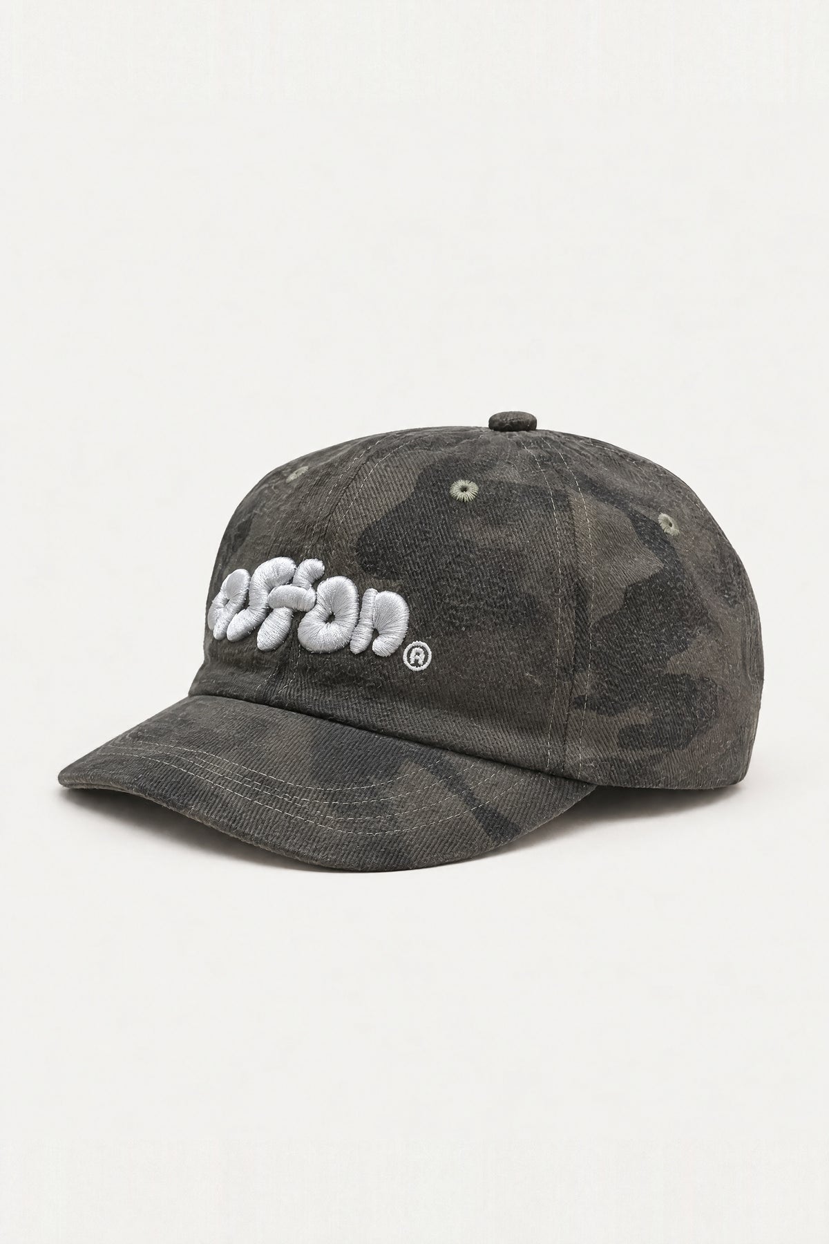Aston Abode Staple Cap in Terrain, side flat lay