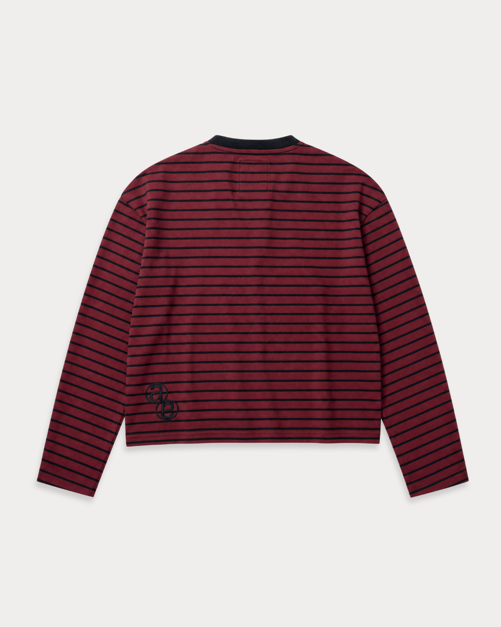 Wine Henley back flat lay