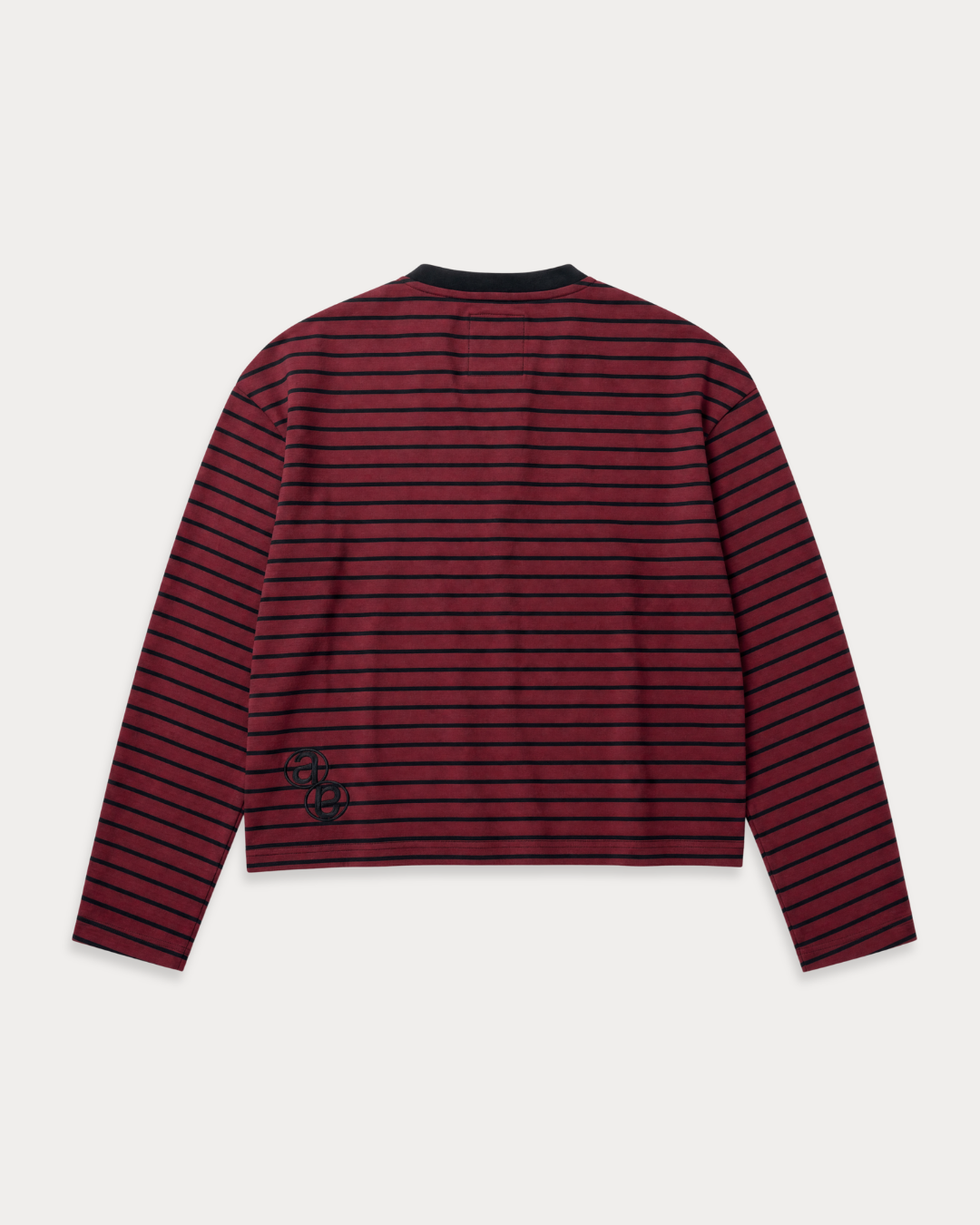 Wine Henley back flat lay