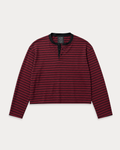 Wine Henley front flat lay