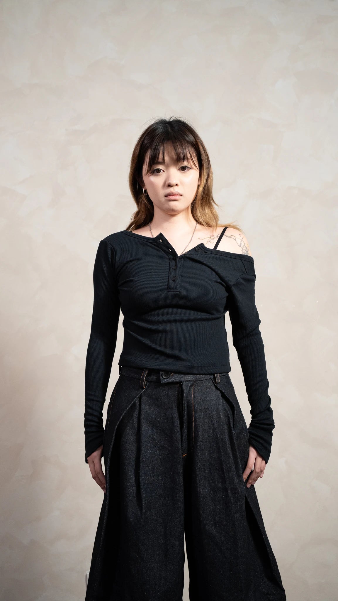 Backless Henley
