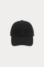 Aston Abode Banana Cap in Charcoal, front flat lay