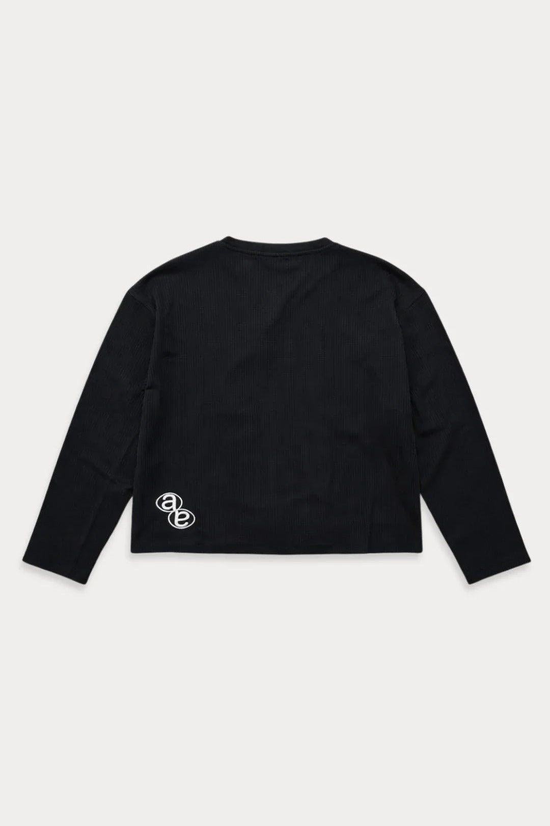 Aston Abode Box Henley in Charcoal, back flat lay