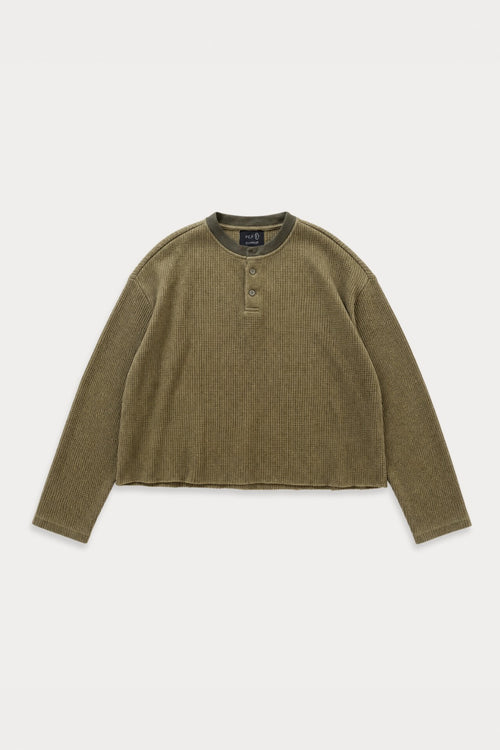 Aston Abode Box Henley in Moss, front flat lay