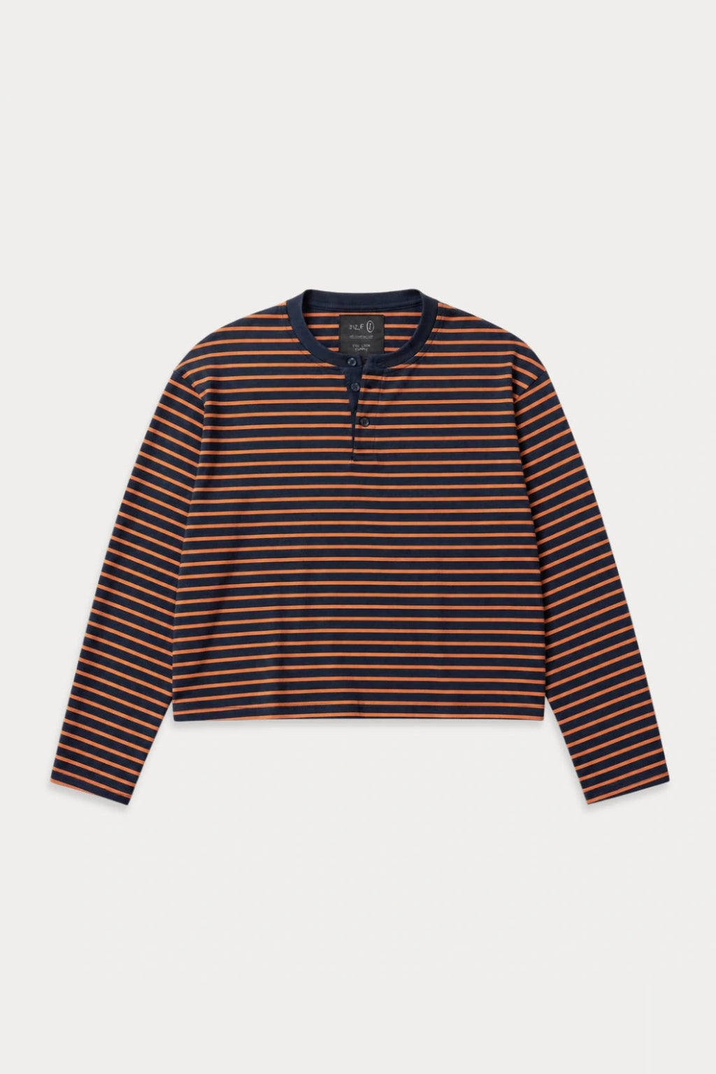Aston Abode Box Henley in Negroni, front flat lay
