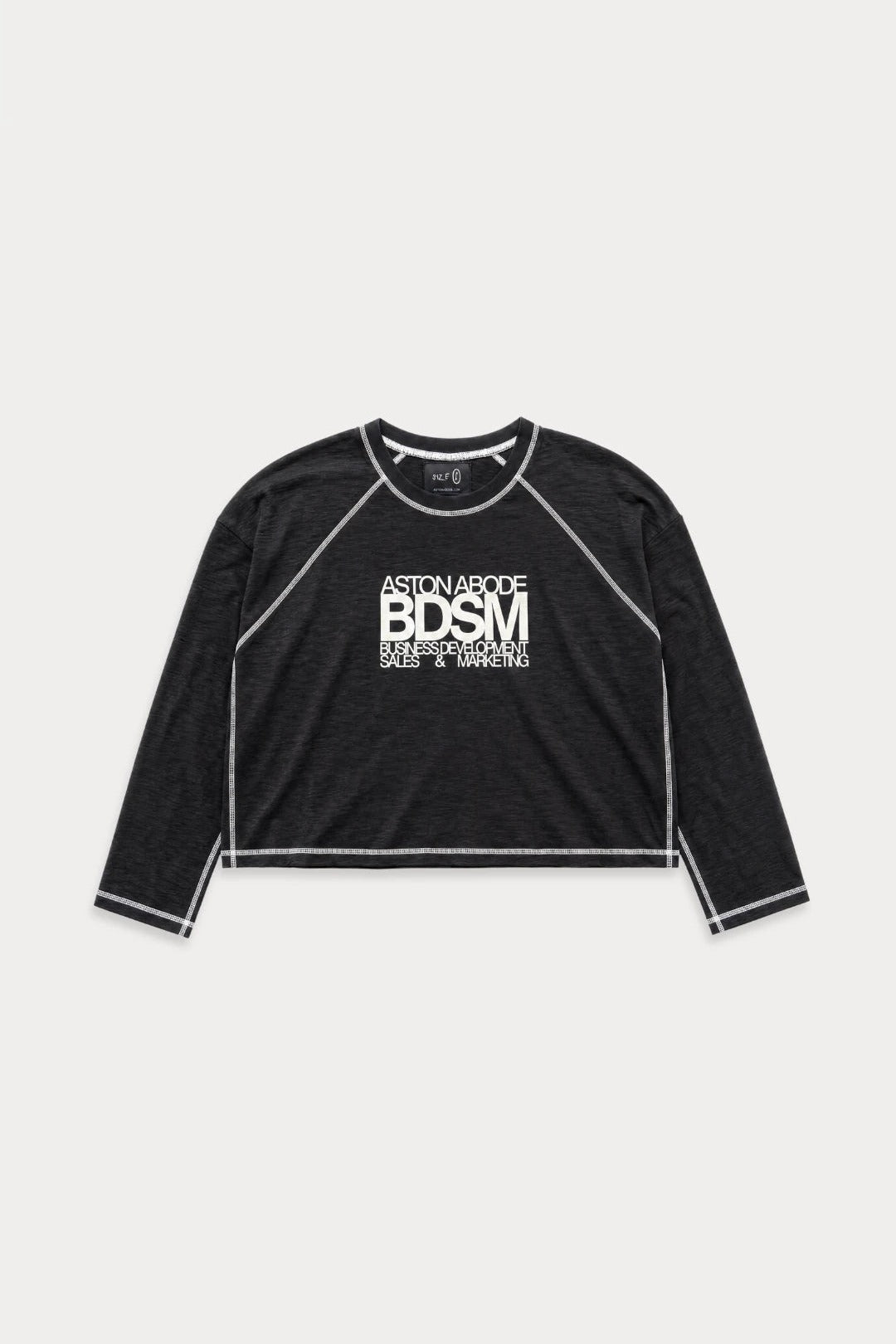 Aston Abode Corporate Raglan, front flat lay