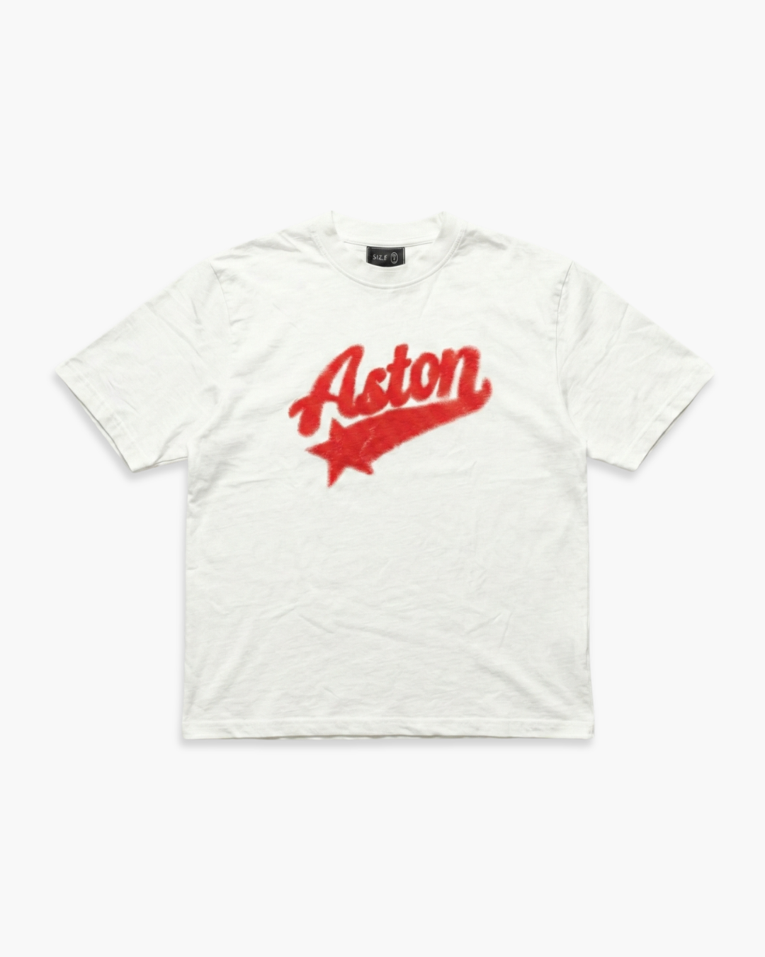 Crimson Slub Tee - Ivory
