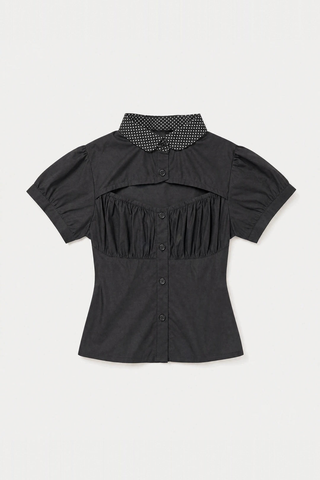 Aston Abode Cupcake Blouse, front flat lay