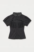 Aston Abode Cupcake Blouse, front flat lay