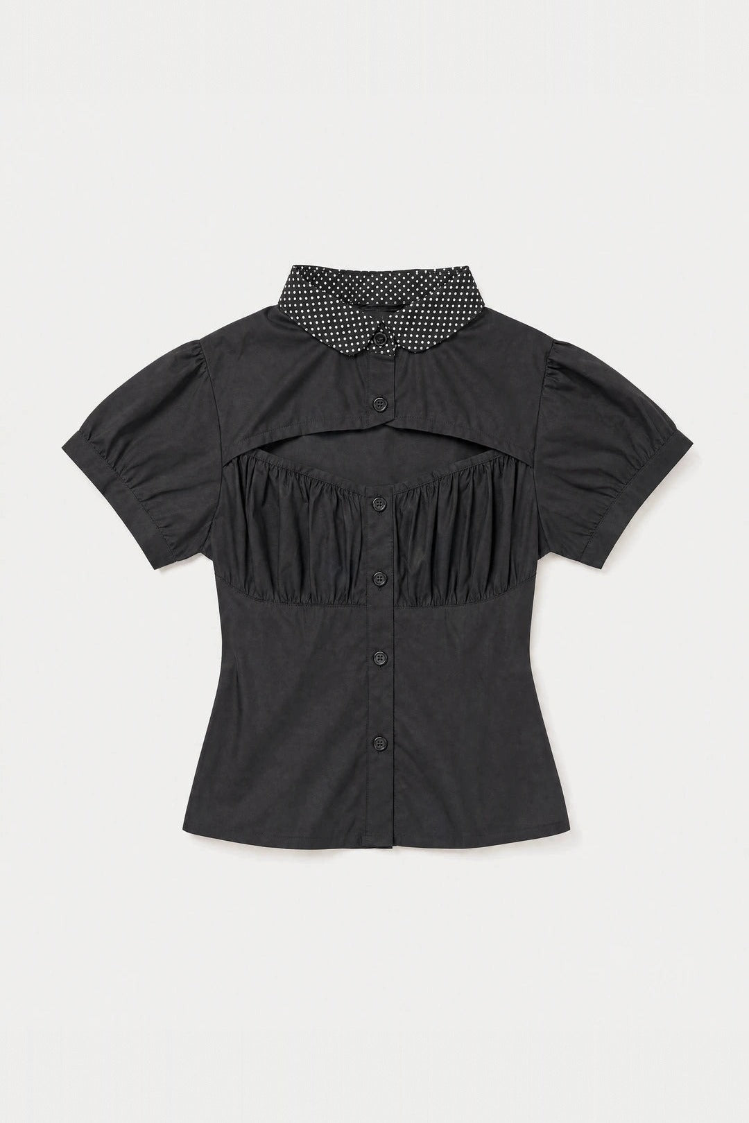 Aston Abode Cupcake Blouse, front flat lay