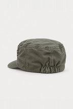 Aston Abode Field Kepi Cap, back flat lay