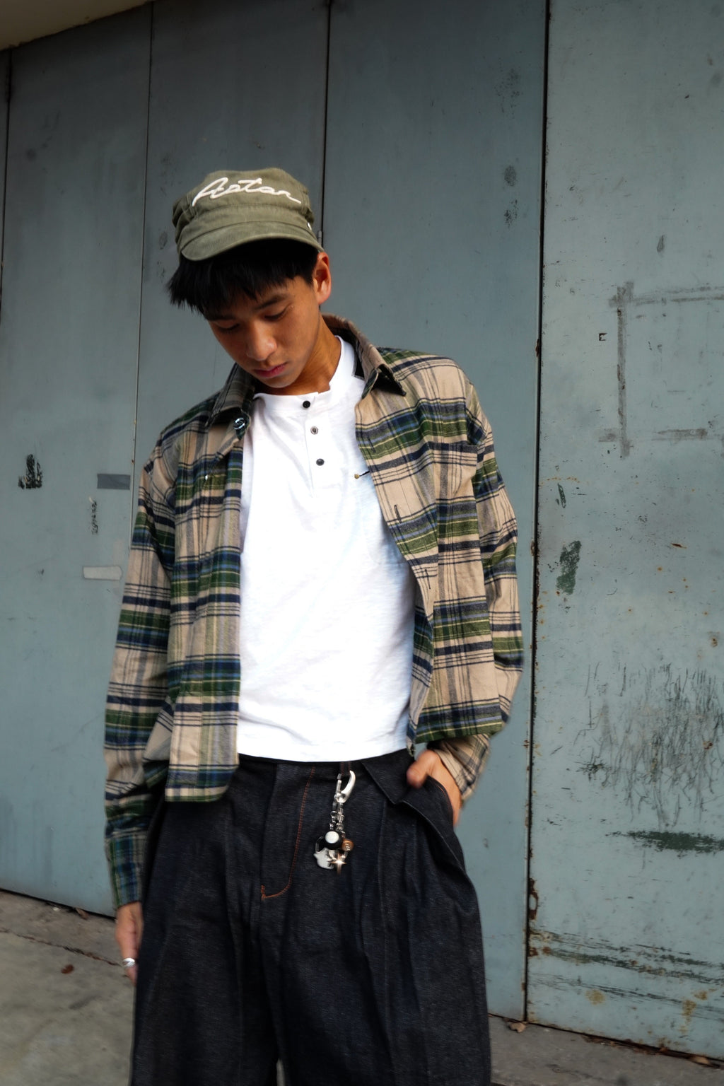 Aston Abode Field Kepi Cap, lifestyle shot