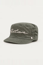 Aston Abode Field Kepi Cap, side flat lay