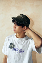 Aston Abode Field Kepi Cap, side view, worn