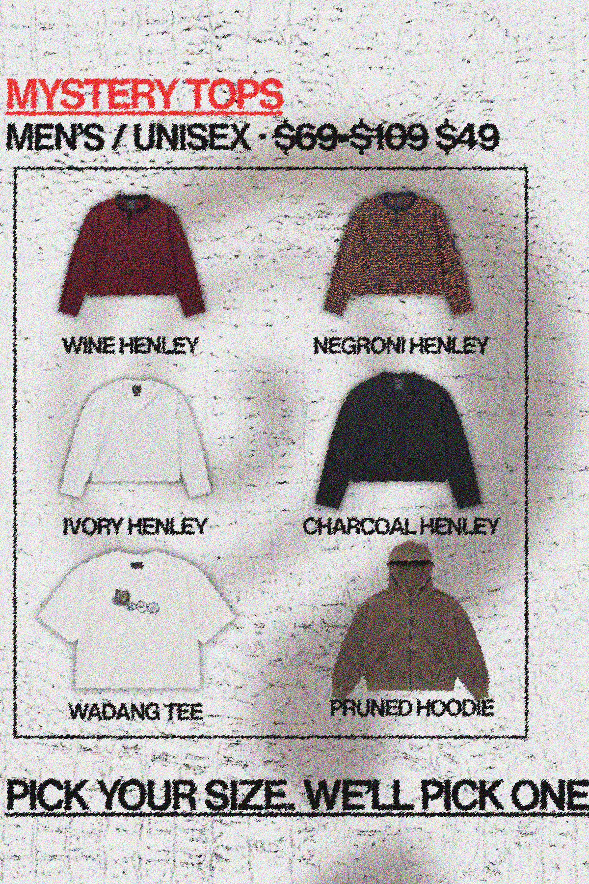 Unisex Mystery Top