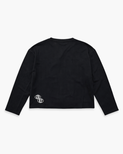Box Henley - Charcoal