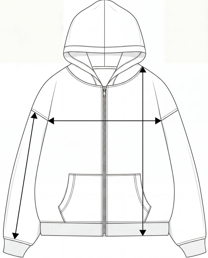 How to measure Double Hoodie