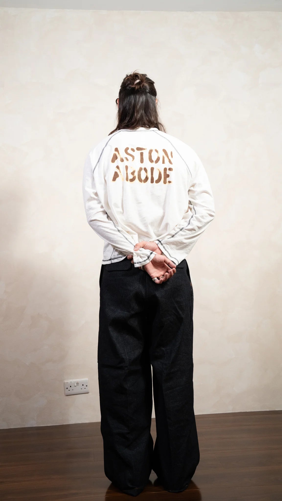 Look: Scorched Raglan with Gurkha Denim