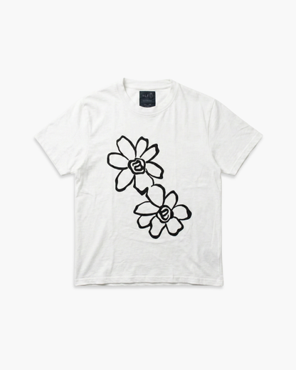 Posy Slub Tee - Ivory