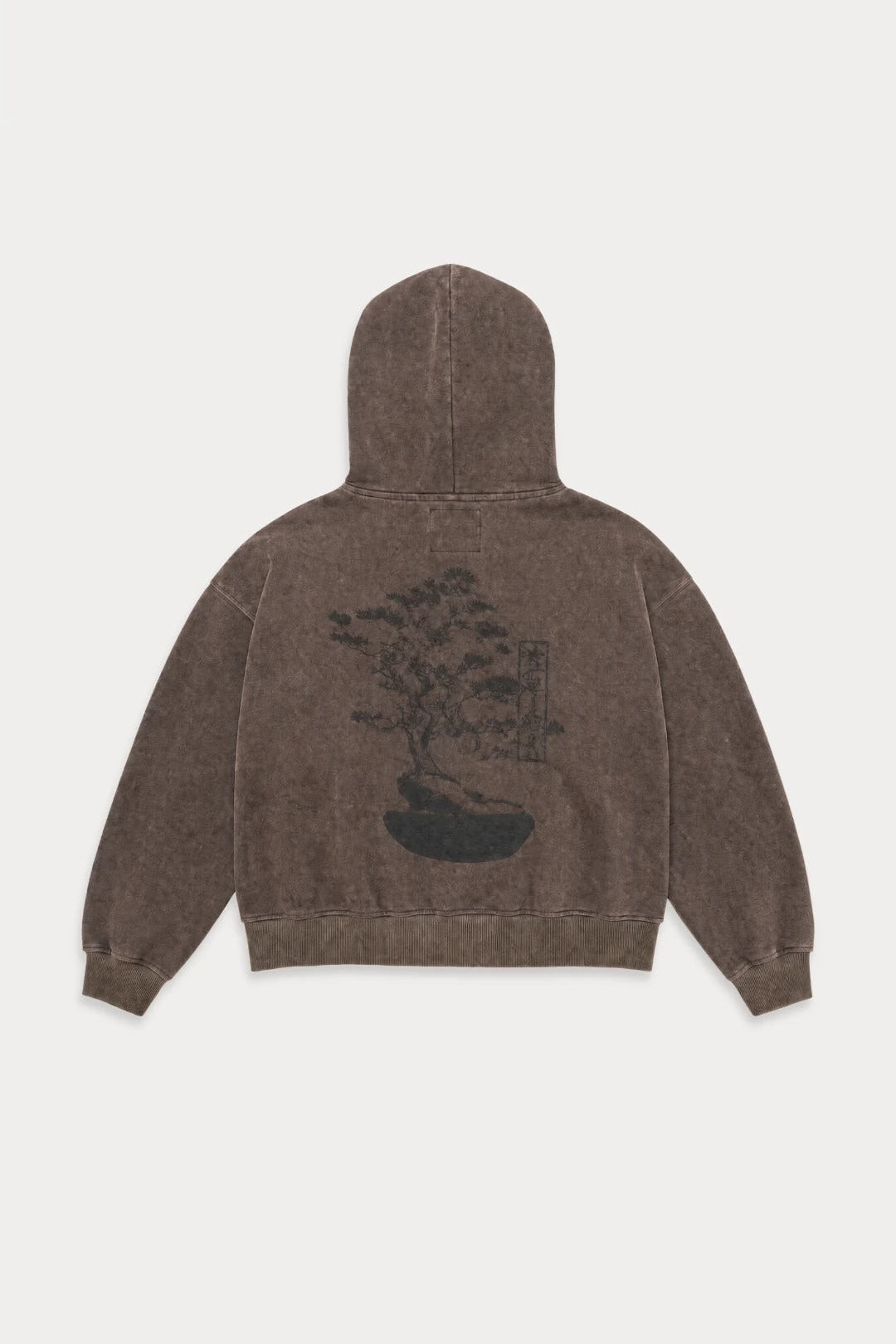 Aston Abode Pruned Hoodie, back flat lay